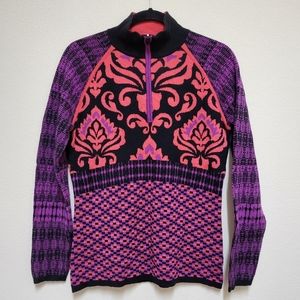 Title Nine- Merino Wool Quarter Zip Pop Over